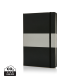 Picture of DELUXE HARDCOVER A5 NOTE BOOK in Black