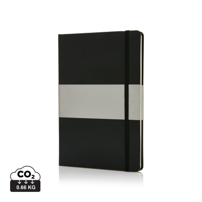 Picture of A5 HARDCOVER NOTE BOOK in Black.