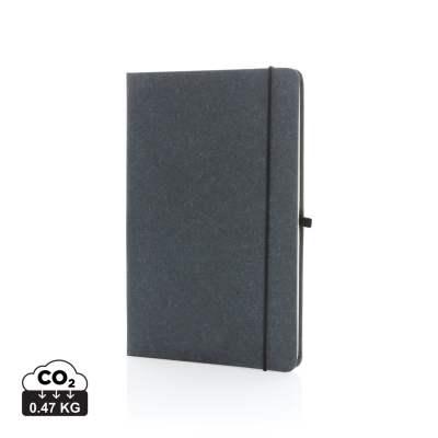 Picture of BONDED LEATHER HARDCOVER NOTE BOOK A5 in Grey