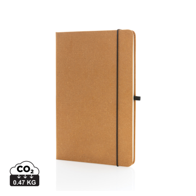 BONDED LEATHER HARDCOVER NOTE BOOK A5 in Brown.