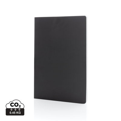 Picture of IMPACT SOFTCOVER STONE PAPER NOTE BOOK A5 in Black.