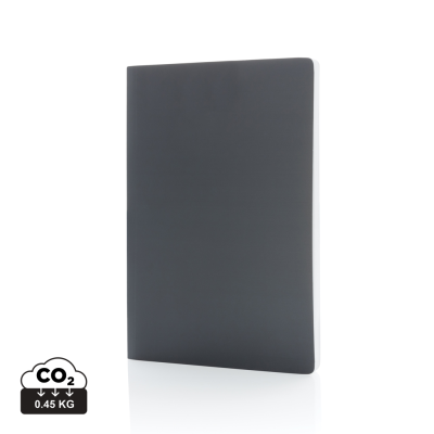 Picture of IMPACT SOFTCOVER STONE PAPER NOTE BOOK A5 in Grey.