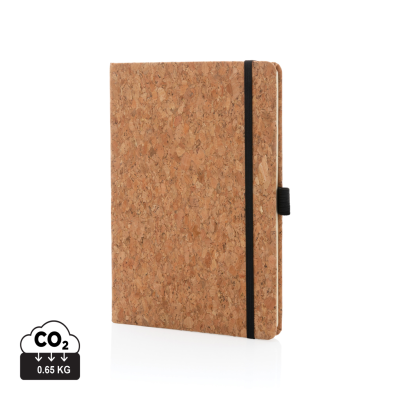 CORK HARDCOVER NOTE BOOK A5 in Brown.
