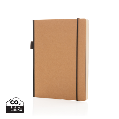 Picture of A5 DELUXE KRAFT HARDCOVER NOTE BOOK in Brown.