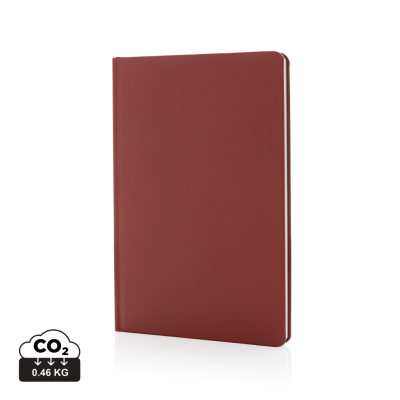 Picture of A5 IMPACT STONE PAPER HARDCOVER NOTE BOOK in Red.