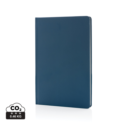 Picture of A5 IMPACT STONE PAPER HARDCOVER NOTE BOOK in Blue.
