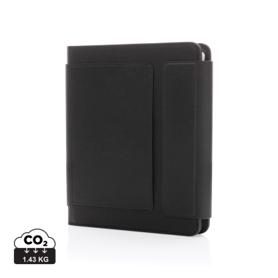 Picture of SWISS PEAK HERITAGE RCS RPU A5 STONE PAPER PORTFOLIO in Black