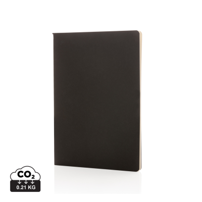 Picture of A5 STANDARD SOFTCOVER NOTE BOOK in Black
