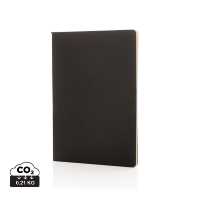 Picture of A5 STANDARD SOFTCOVER NOTE BOOK in Black.