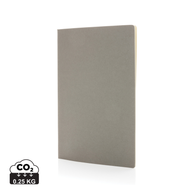 A5 STANDARD SOFTCOVER NOTE BOOK in Grey.