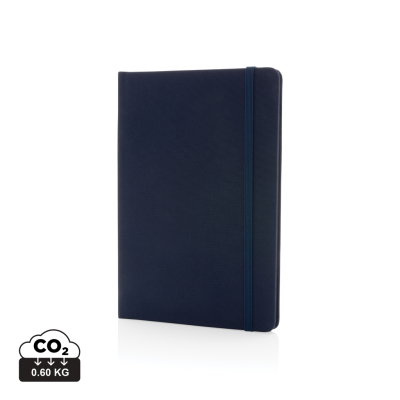 Picture of GRS CERTIFIED RPET A5 NOTE BOOK in Navy, Navy.