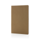 Picture of SALTON A5 GRS CERTIFIED RECYCLED PAPER NOTE BOOK in Brown