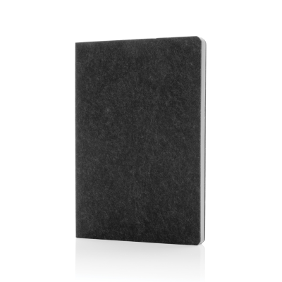 Picture of PHRASE GRS CERTIFIED RECYCLED FELT A5 NOTE BOOK in Black