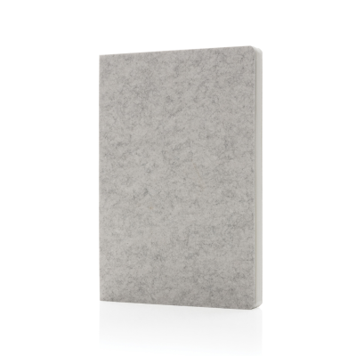 Picture of PHRASE GRS CERTIFIED RECYCLED FELT A5 NOTE BOOK in Grey.