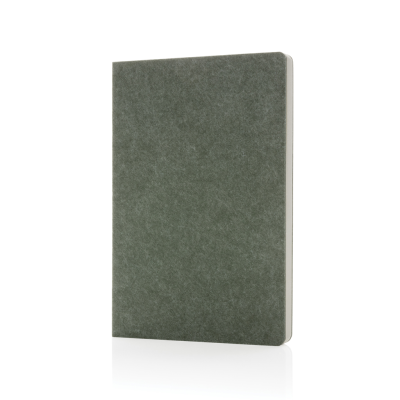 Picture of PHRASE GRS CERTIFIED RECYCLED FELT A5 NOTE BOOK in Green.