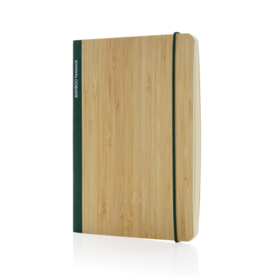 Picture of SCRIBE BAMBOO A5 NOTE BOOK in Green.
