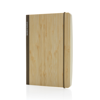 Picture of SCRIBE BAMBOO A5 NOTE BOOK in Brown.