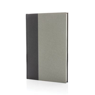 Picture of WORDS GRS CERTIFIED RPET & KRAFT A5 NOTE BOOK in Grey.