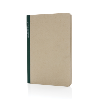 Picture of STYLO SUGARCANE PAPER A5 NOTE BOOK in Green.