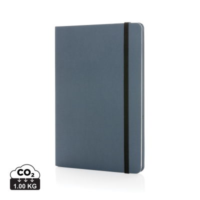 Picture of CRAFTSTONE A5 RECYCLED KRAFT AND STONEPAPER NOTE BOOK in Blue
