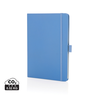 SAM A5 RCS CERTIFIED BONDED LEATHER CLASSIC NOTE BOOK in Light Blue.