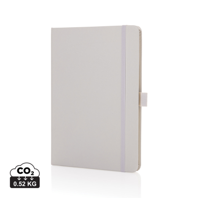 Picture of SAM A5 RCS CERTIFIED BONDED LEATHER CLASSIC NOTE BOOK in White.