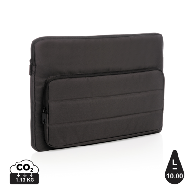 Picture of IMPACT AWARE™ RPET 15,6 INCH LAPTOP SLEEVE in Black.