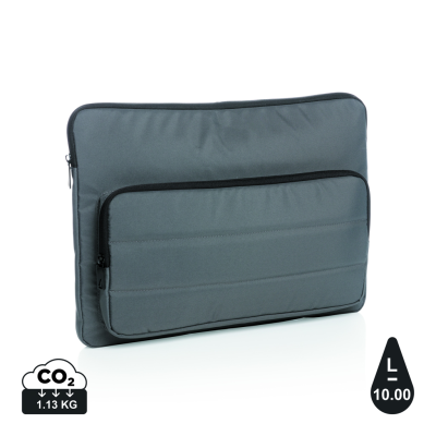 Picture of IMPACT AWARE™ RPET 15,6 INCH LAPTOP SLEEVE in Anthracite Grey