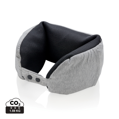 Picture of DELUXE MICROBEAD TRAVEL PILLOW in Grey