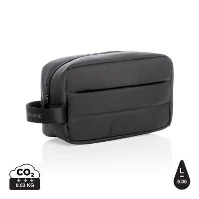Picture of IMPACT AWARE™ RPET TOILETRY BAG in Black