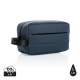Picture of IMPACT AWARE™ RPET TOILETRY BAG in Navy Blue