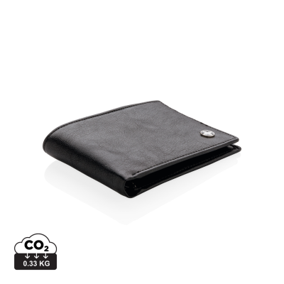 Picture of SWISS PEAK RFID ANTI-SKIMMING WALLET in Black.