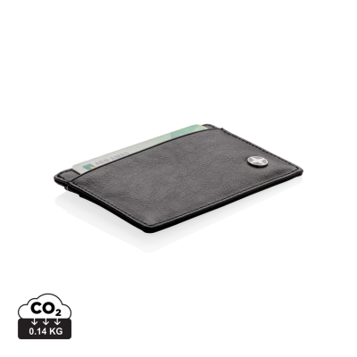 Picture of SWISS PEAK RFID ANTI-SKIMMING CARD HOLDER in Black.
