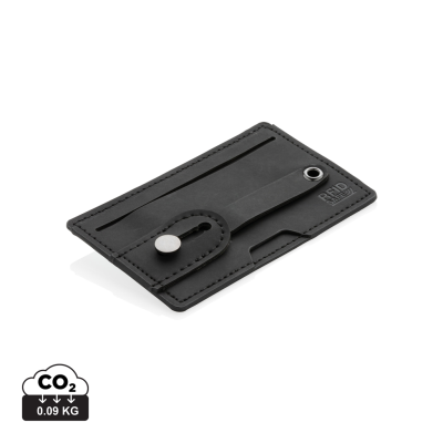 Picture of 3-IN-1 PHONE CARD HOLDER RFID in Black.