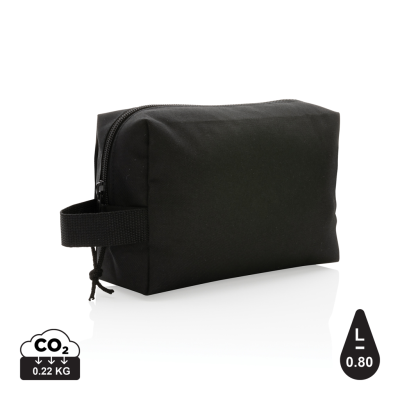 Picture of IMPACT AWARE™ BASIC RPET TOILETRY BAG in Black