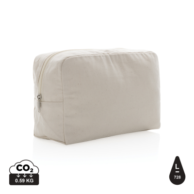 Picture of IMPACT AWARE™ 285 GSM RCANVAS TOILETRY BAG UNDYED.