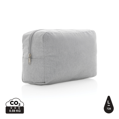 Picture of IMPACT AWARE™ 285 GSM RCANVAS TOILETRY BAG UNDYED.