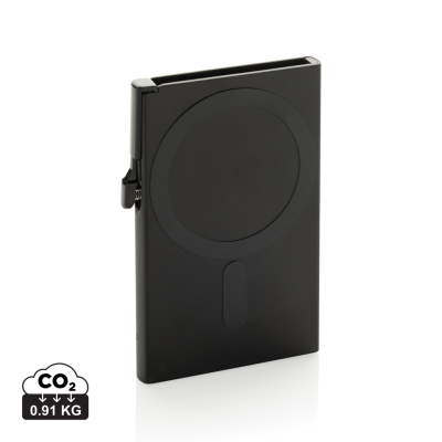 Picture of STANDARD ALUMINIUM METAL RFID MAGNETIC PHONE CARDHOLDER in Black