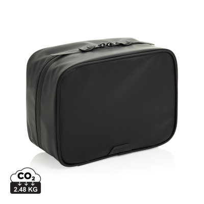 Picture of SWISS PEAK OSLO RCS MULTIFUNCTION TOILETRY POUCH in Black