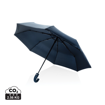 Picture of KENTO URBAN 21 AWARE™ 190T RPET AUTO OPEN & CLOSE UMBRELLA in Navy