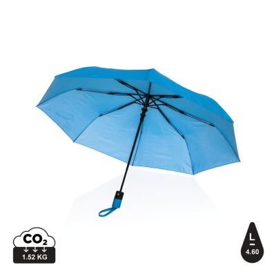 Picture of 21 INCH IMPACT AWARE™ 190T MINI AUTO OPEN UMBRELLA in Tranquil Blue