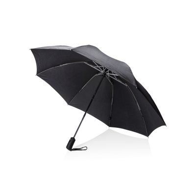 Picture of SP AWARE™ 23 FOLDING REVERSIBLE AUTO OPEN & CLOSE UMBRELLA in Black.