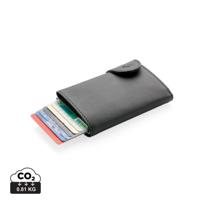 Picture of C-SECURE RFID CARD HOLDER & WALLET in Black.