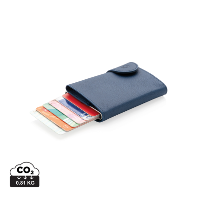 Picture of C-SECURE RFID CARD HOLDER & WALLET in Blue.
