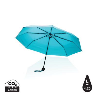 Picture of 20,5 INCH IMPACT AWARE RPET 190T PONGEEE MINI UMBRELLA in Blue