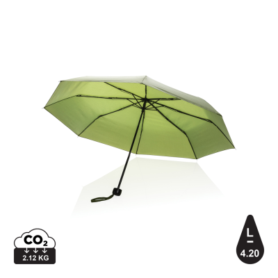 Picture of 20,5 INCH IMPACT AWARE RPET 190T MINI UMBRELLA in Green