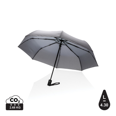 Picture of 21 INCH IMPACT AWARE™ RPET 190T AUTO OPEN & CLOSE UMBRELLA in Anthracite