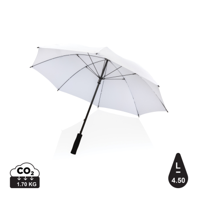 Picture of 23 INCH IMPACT AWARE™ RPET 190T STORM PROOF UMBRELLA in White