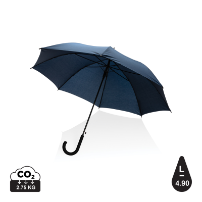 Picture of 23 INCH IMPACT AWARE™ RPET 190T STANDARD AUTO OPEN UMBRELLA in Navy