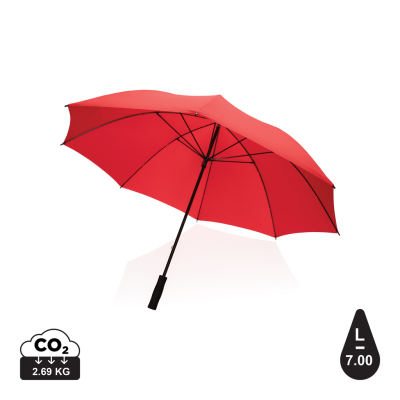 Picture of 30 INCH IMPACT AWARE™ RPET 190T STORM PROOF UMBRELLA in Red